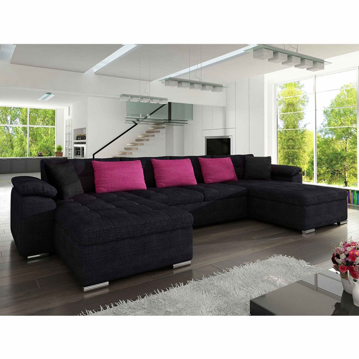 Canapé noir : quelle couleur associer avec ?