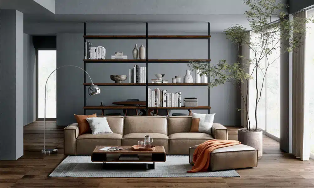 5 raisons d'opter pour des canapés en cuir gris dans votre salon