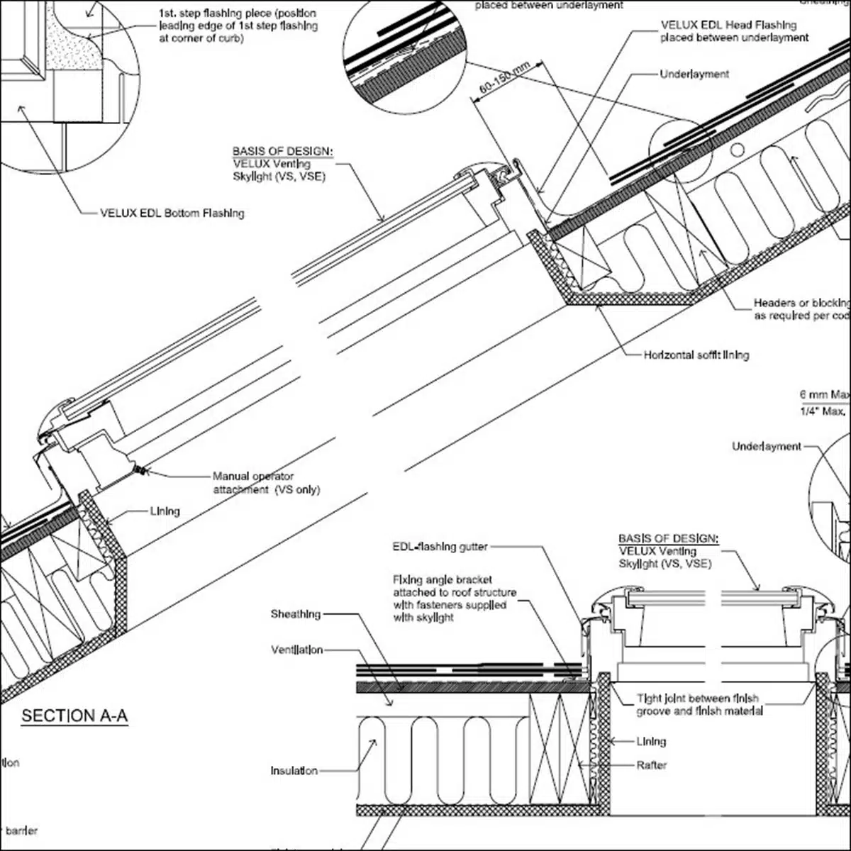 installation velux