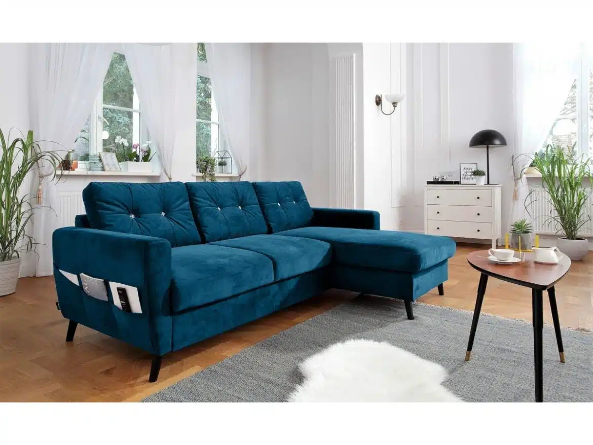 Canapé bleu : quelle couleur associer avec ?