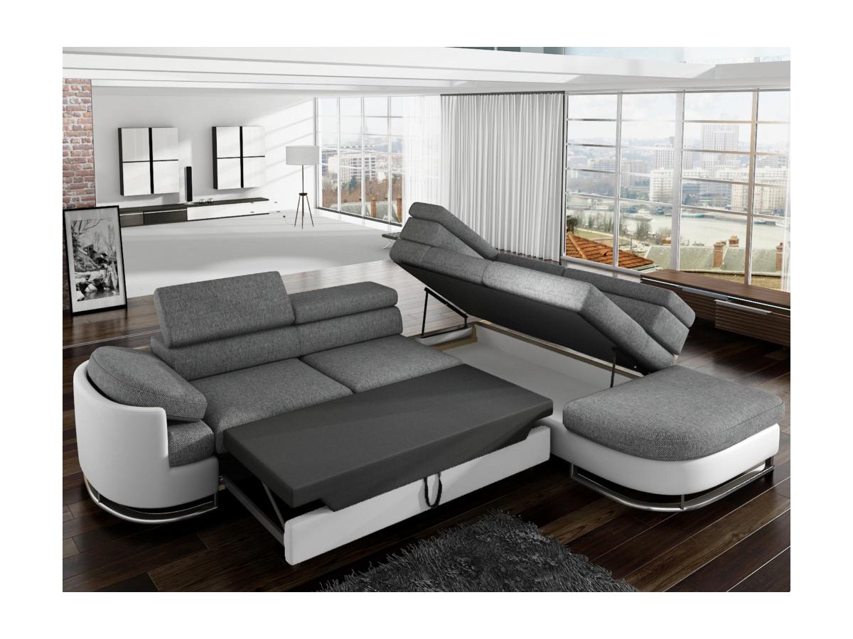 Canapé d'angle confortable dans un salon moderne