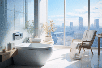 WC bidet japonais avec jet d'eau intégré pour une hygiène moderne