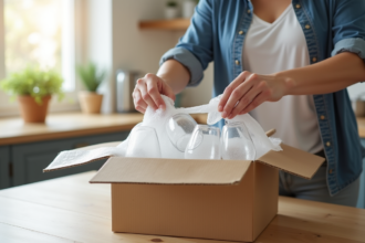 Astuces pour emballer des verres en toute sécurité lors d'un déménagement