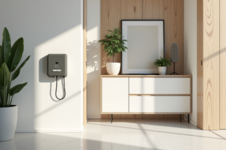 Idées déco pour dissimuler un compteur électrique et ses câbles