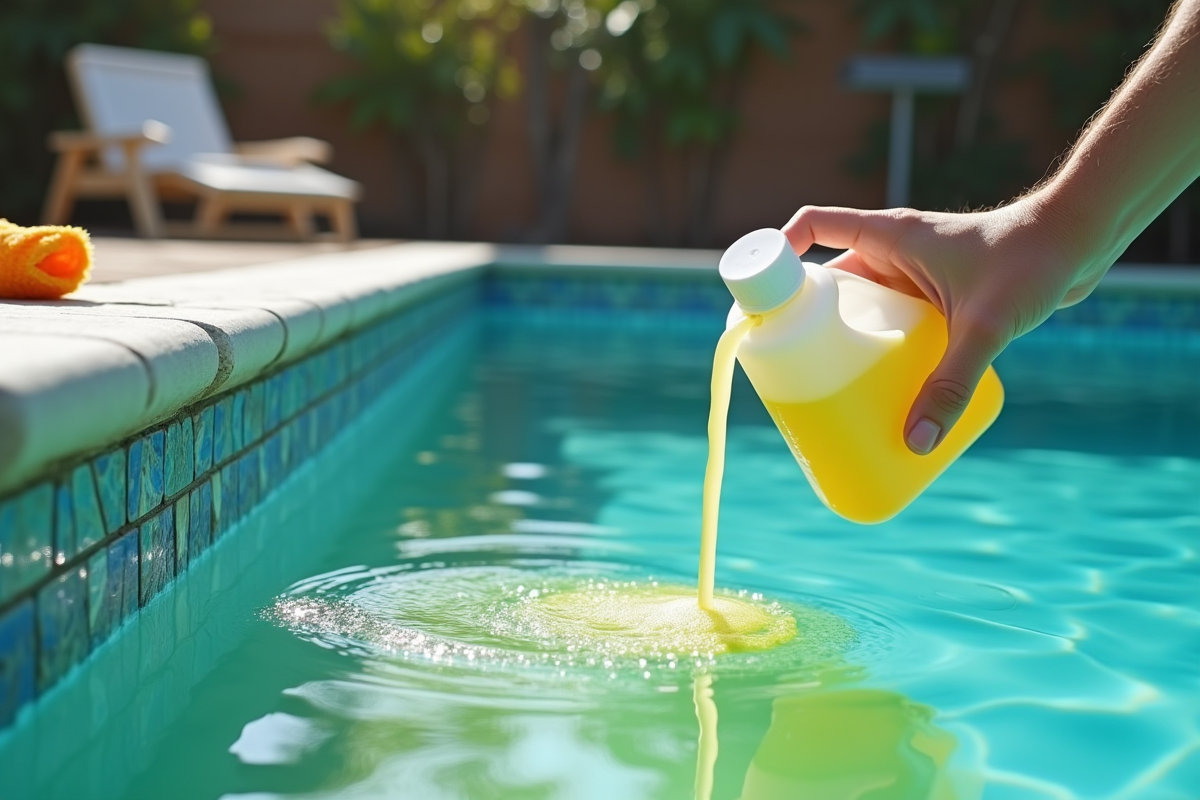 piscine algues