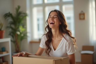 Moment idéal pour commencer le rangement des cartons de déménagement