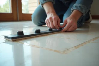 Croisillons de carrelage autonivelants pour un alignement parfait