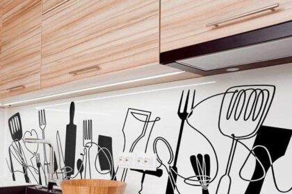 sticker ustensiles de cuisine